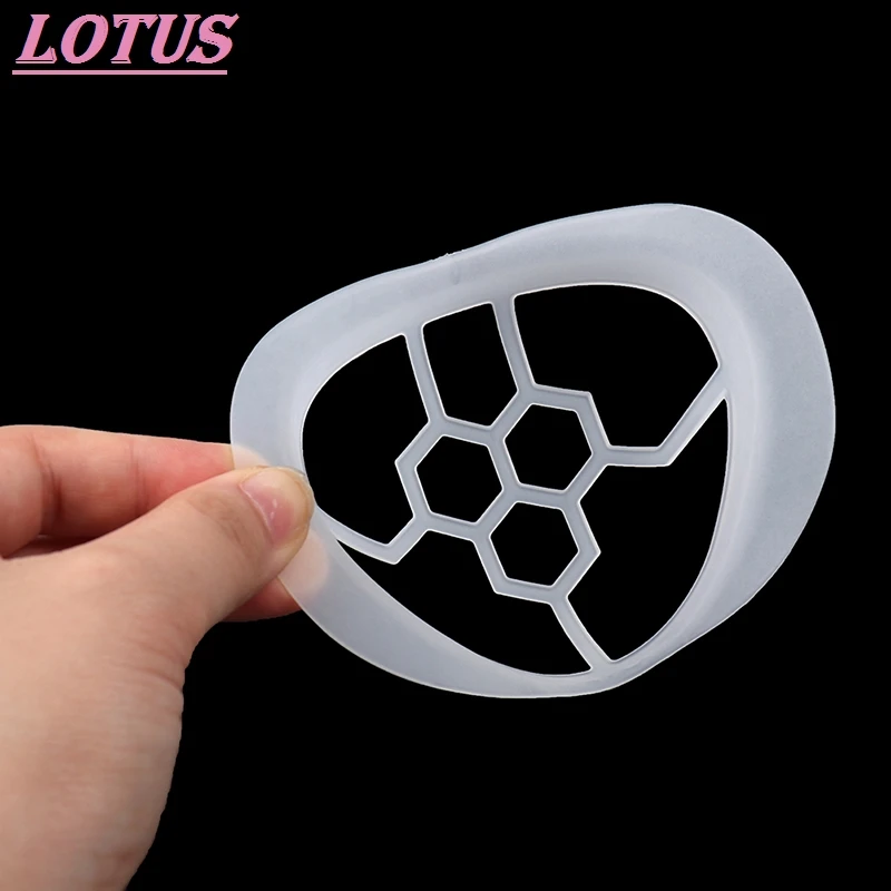 

5PCS/lot 3D Mouth Mask Support Breathing Assist Help Mask Inner Cushion Bracket Food Grade Silicone Mask Holder Breathable Valve