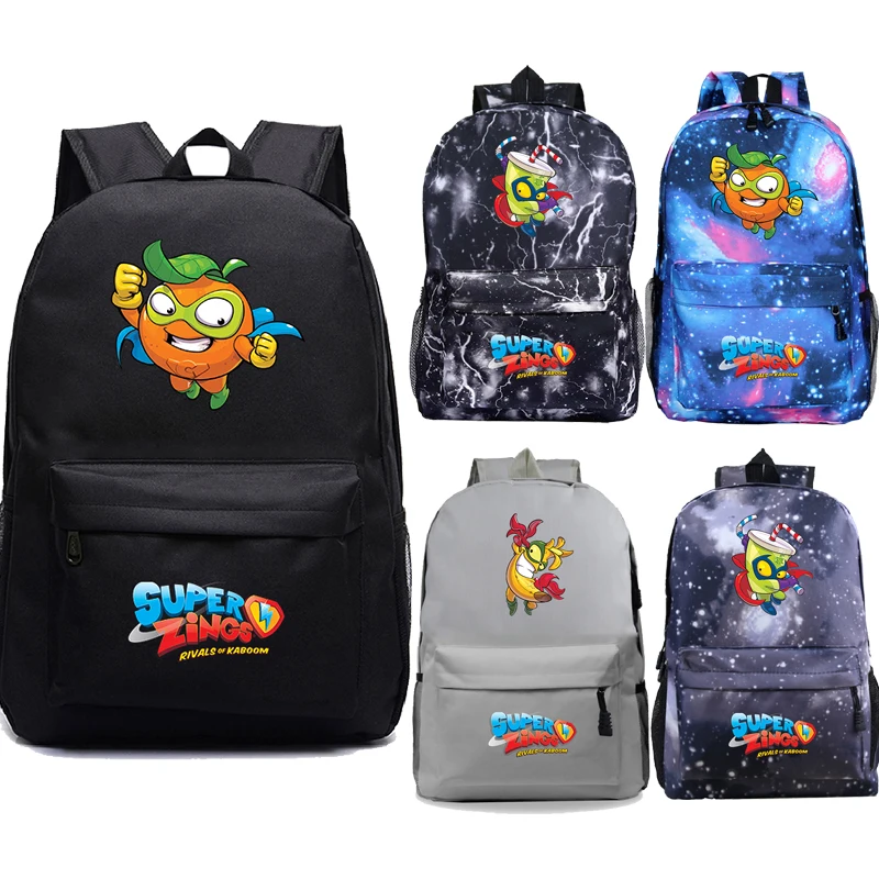 

2020 Popular Students Hot Game Super Zings Backpack New Boys Girls Superzings School Bag Bookbag Teens Travel Rucksack Gift