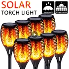 Фонарик на солнечной батарее, водонепроницаемый садовый декоративный фонарь с мерцающим эффектом, для ландшафта, газона, уличсветильник светодиодный светильник на солнечной батарее