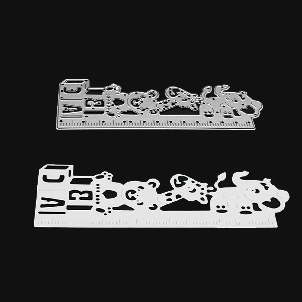 Новая серия животных металлическая прорезной трафарет для окраски Diy