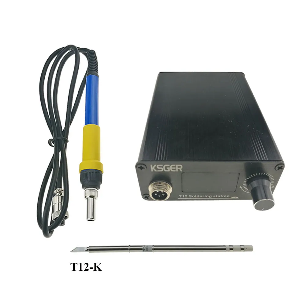Цифровой регулятор температуры KSGER V2.1S T12 паяльная станция наконечники