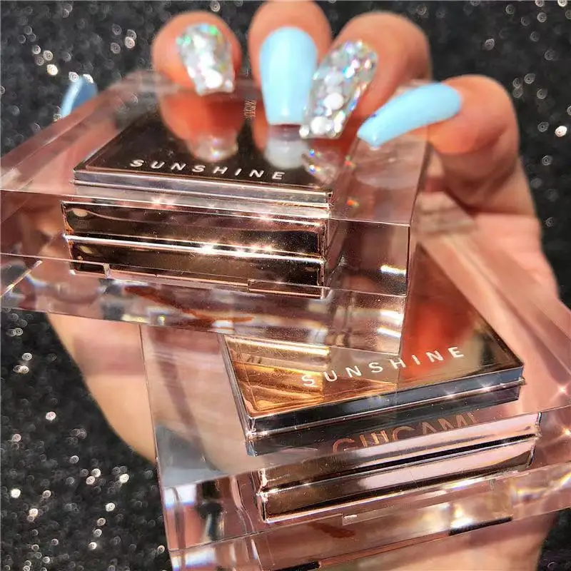 

Matte Monochrome Face Blush Smooth Natural Pink Orange Rouge Cheek Blusher Highlighter Bronzer Palette Face Contour Powder