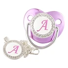 Силиконовый держатель для соски-пустышки, 26 букв