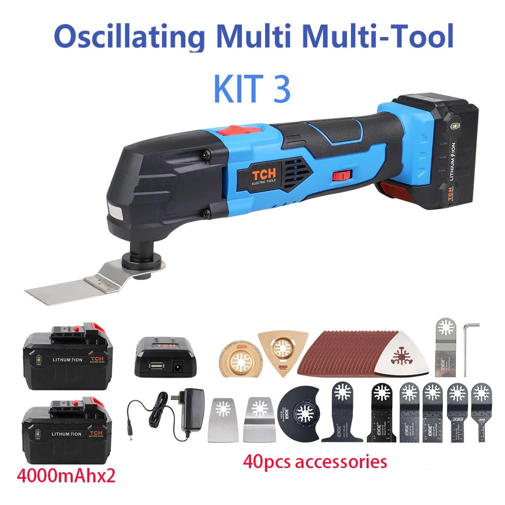 kit 6 NEWONE 16 В литий-ионный многофункциональный инструмент Осциллирующий Инструмент с батареей Электрический Реноватор триммер пила электроинструмент машина - Цвет: kit 6