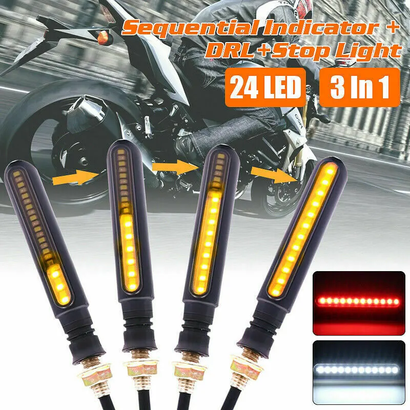 

СВЕТОДИОДНЫЕ Сигналы поворота для мотоцикла 4E Mark LED бегущая вода мигающие огни стоп сигнал задний мигающий сигнал/ходовой мигающий сигнал ...