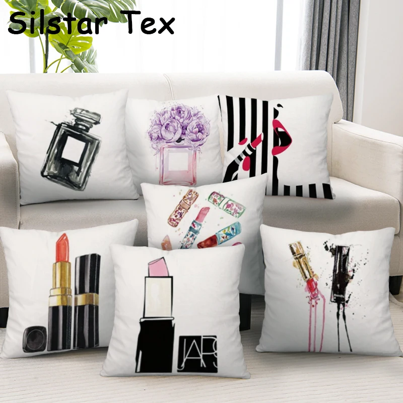 Silstar Tex губная помада Подушка в виде флаконов парфюма ПИЧ-скин наволочка для
