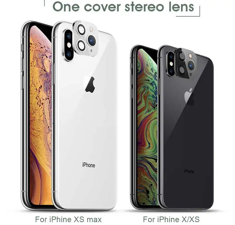 9D полная защита экрана объектива для iPhone XS XR X Xs Max чехол для камеры сменный на iPhone 11 Pro Max Закаленное стекло пленка