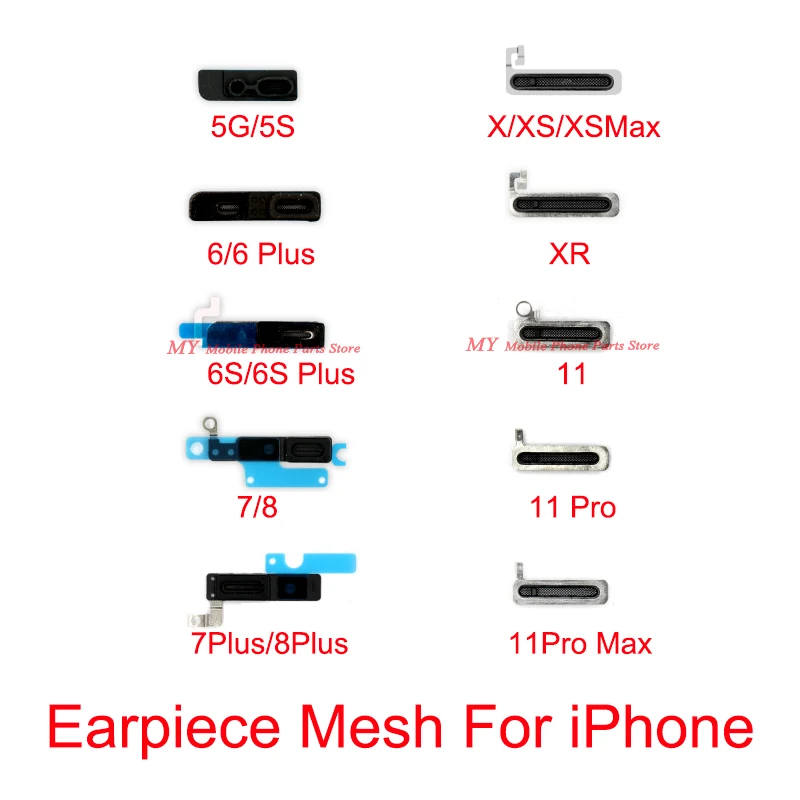 

Сетка для наушников для iPhone 5 5G 6 6S 7 8 Plus XR X XS Max 11 Pro Max, 50 шт.