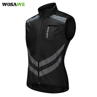wosawe reflective cycling vests sleeveless windproof sports ciclismo jerseys mtb road bike bicycle clothing coat cycle clothes