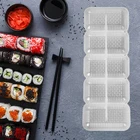 Новая форма для суши 5 для роллов и суши, японская форма Нигири для риса в суши пресс-формы шариков антипригарная коробка для хранения пресс-формы для риса Bento Tools #30