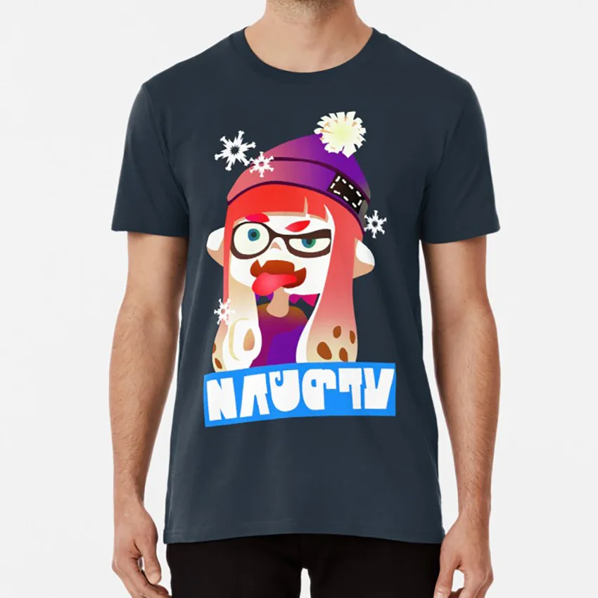 Splatfest команда озорной v.4 футболка splatfest Америка США Рождество Хороший красный |