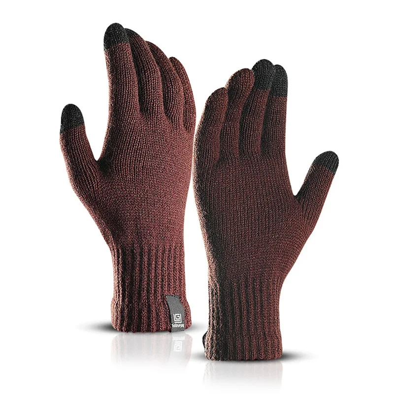 

Ski Gloves Full Finger Touch Screen Windproof Thermal Knitted Handwear Outdoor winter warm gloves