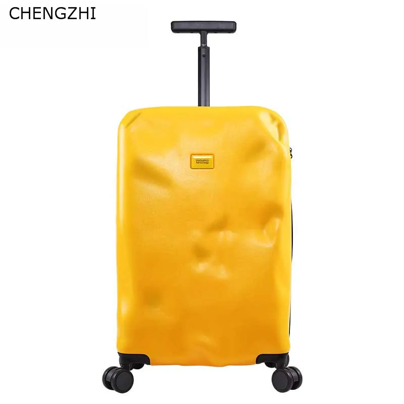 Чемодан на колесиках CHENGZHI в стиле ретро для ПК чемодан 20 22 24 26 29 дюймов|Чемодан