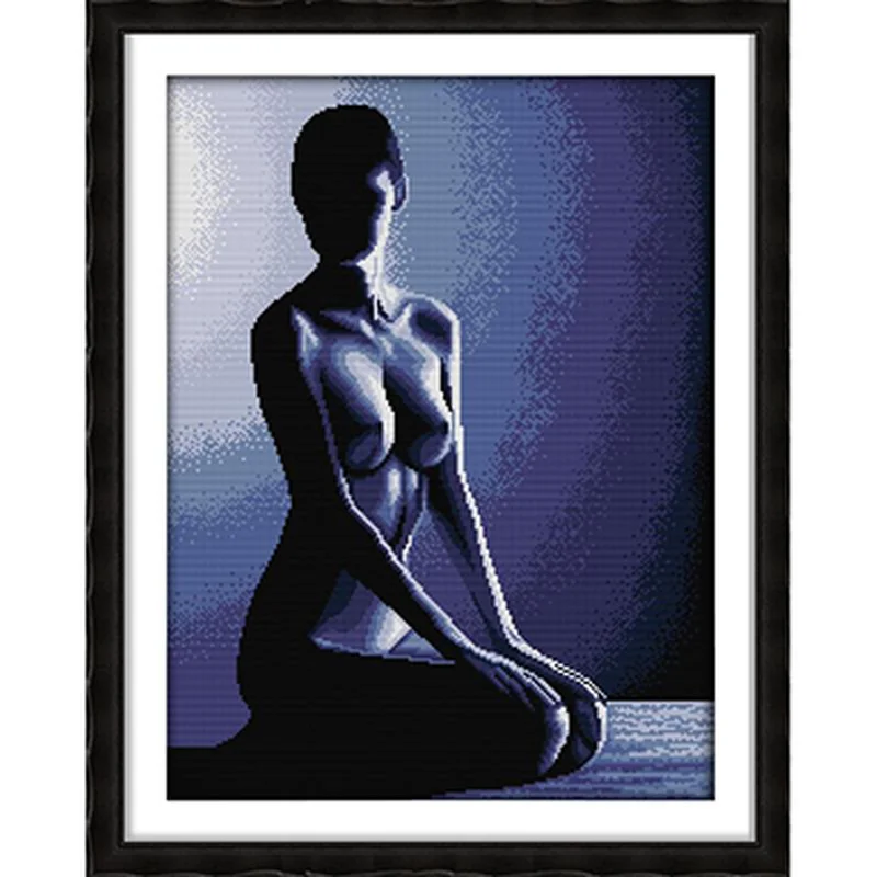 Набор для вышивки крестом 11CT14CT набор боди арта ручной работы с напечатанными