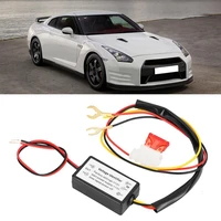 drl controller auto car led daytime running lights controller relay harness dimmer onoff 12 18v fog light controller
