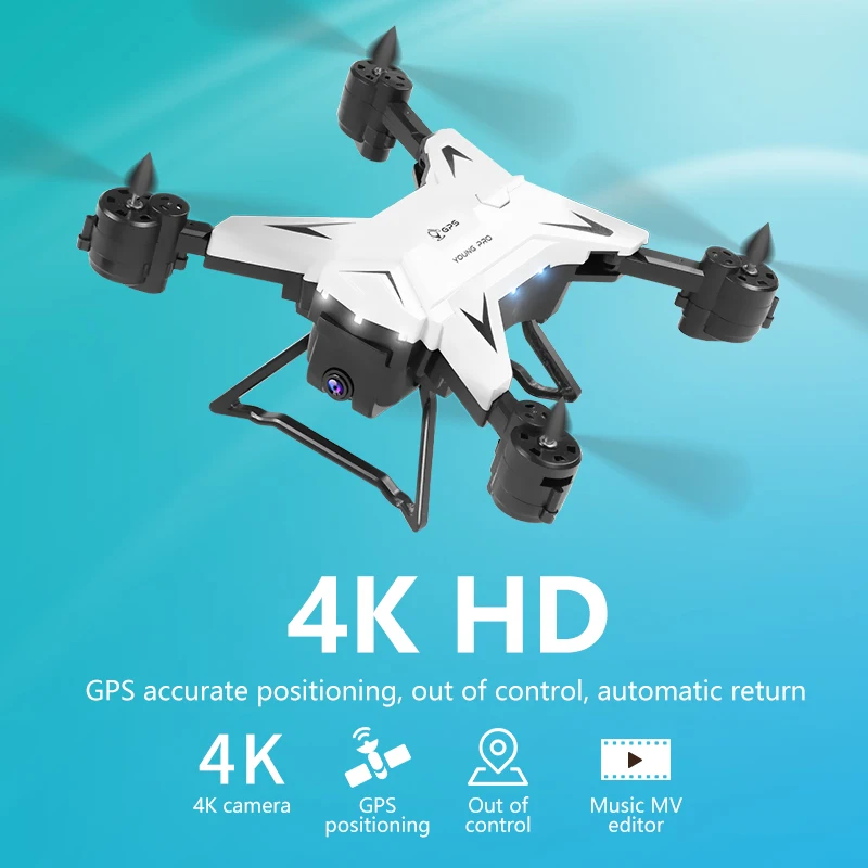 New GPS Drone 2000Meters Control Distance 1000Meters 5G WiFi FPV Transmission Smart Follow Flight time 20minutes quadrocopte | Игрушки и