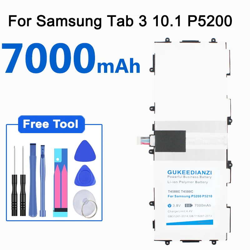 7000 мАч высокой Ёмкость планшет Батарея T4500E для samsung Galaxy Tab 3 10,1 GT-P5210 GT P5200 P5220 P5213 Tab3 10,1