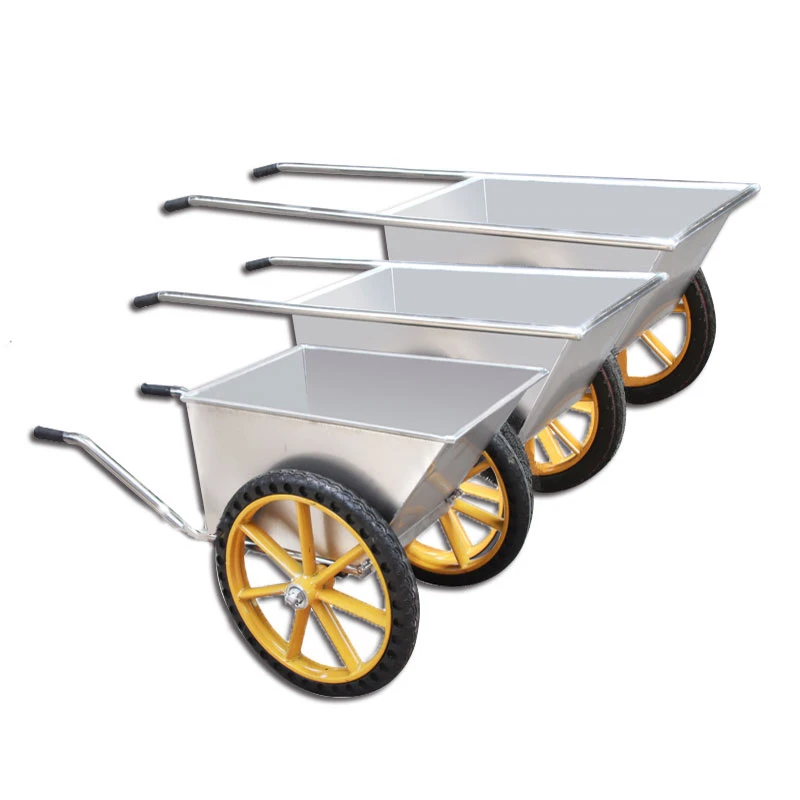 

Тележка для корма из нержавеющей стали TT, тележка для корма, фургон для свиней, фермы, тяговый материал, фургон, грузовик, фургон для фермы