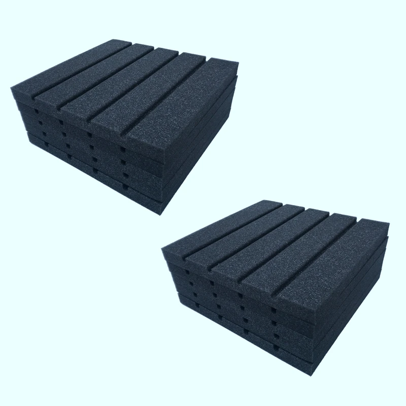

12Pcs Recording Studio Soundproofing Acoustic Panels Foam Thick Sponge Light Weight Absorption Acoustic