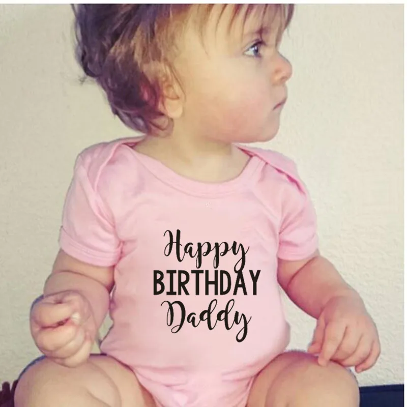 Боди для новорожденных с надписью на день рождения | Мать и ребенок