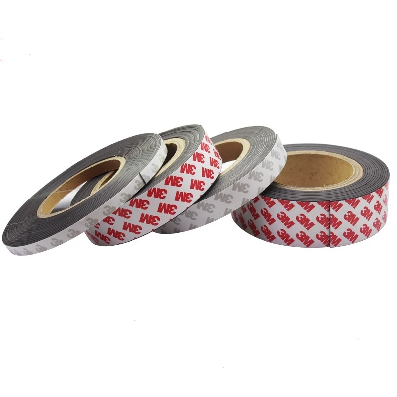 2 м/лот резиновый магнит с 3 м толщиной ленты 1 мм самоклеящаяся Гибкая магнитная