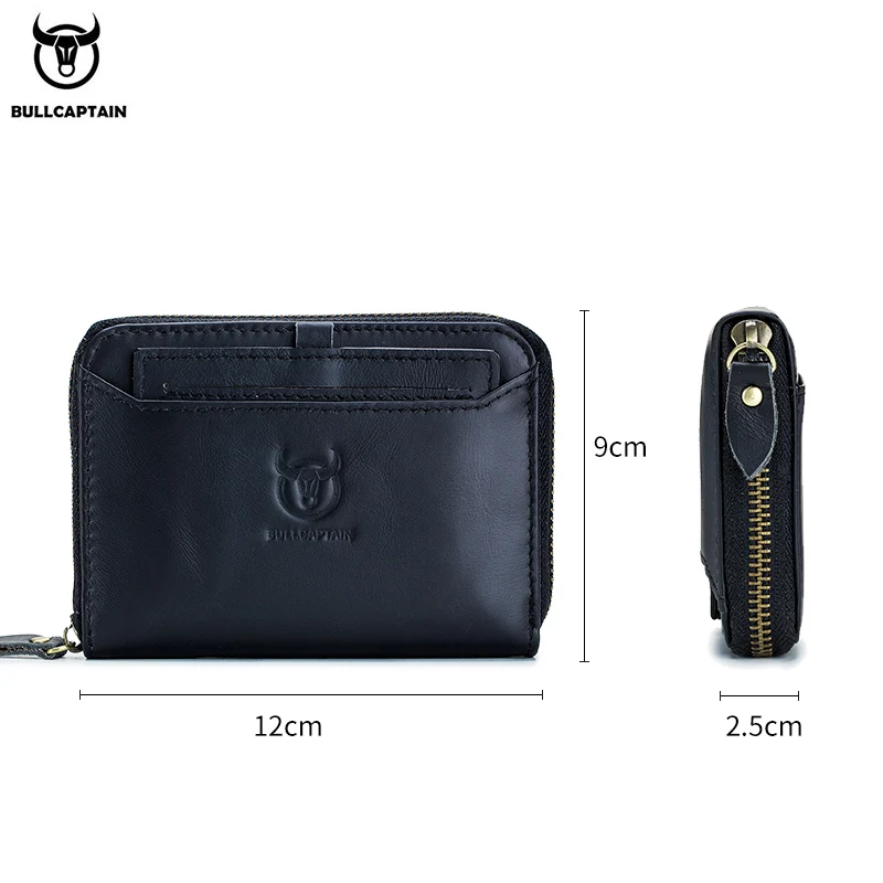 Кошелек BULLCAPTAIN мужской кожаный с защитой от кражи|Мужские кошельки| |