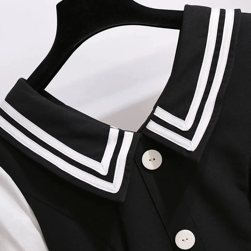 Шифоновое платье большого размера с рукавами фонариками новинка весны осени 2021