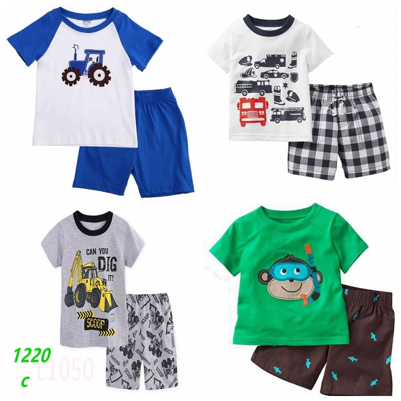 Лидер продаж летние детские пижамы одежда для маленьких мальчиков и девочек