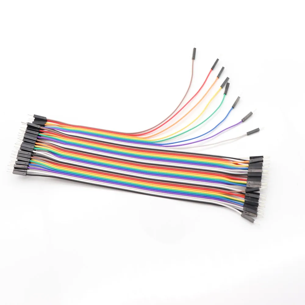 Dupont Line 40 шт. 10 см разъем штырь гнездо перемычка кабель для arduino набор сделай