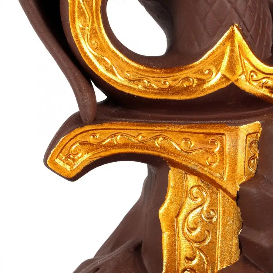 Cikonielf Бог Дракон фиолетовый песок Лотос Тип обратного потока благовония горелка