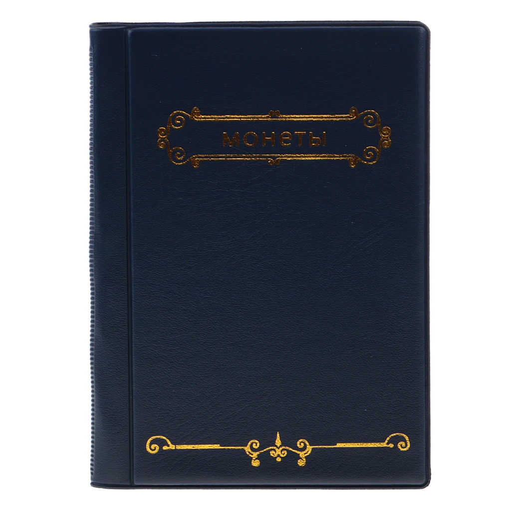 

120 Pockets 10 Page Coin Storage Album Collecting Wallet Book