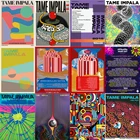 Психоделический постер Tame Impala и принты рок-музыка, Художественная Картина на холсте, настенные картины для гостиной, домашний декор