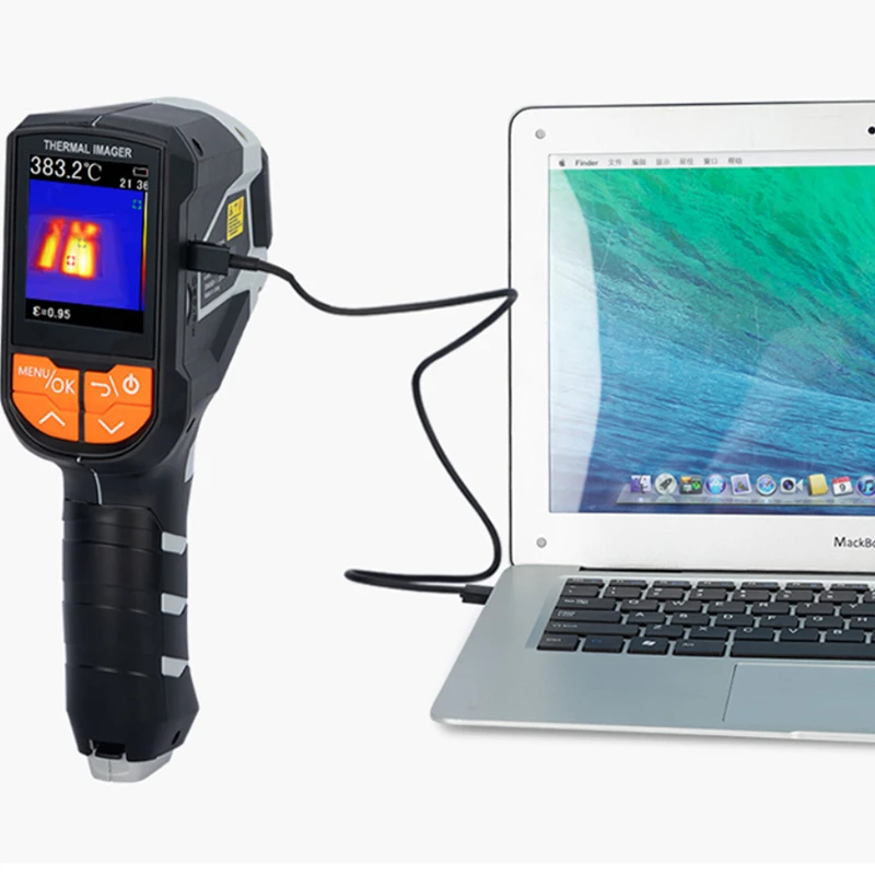 Тепловизионная камера инфракрасное разрешение изображения цветной ЖК-экран USB