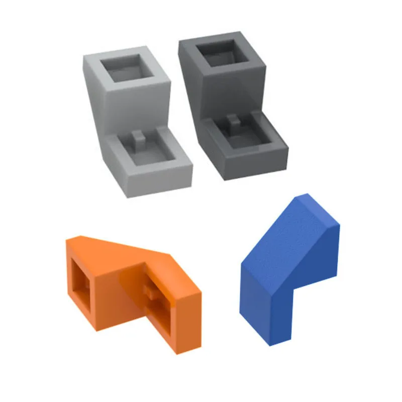 

Diy Toy Building Block Assembles Particles Slope 45 2x1 Bricks Parts Educational Creative Gift Toys for Children free shipping