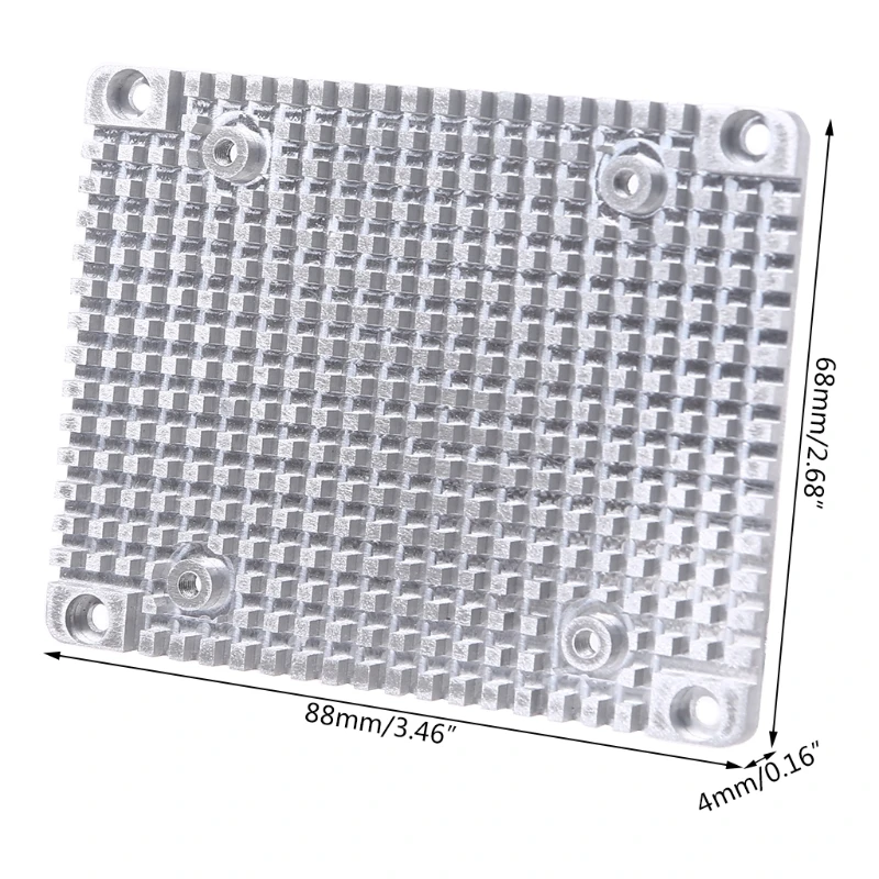 

67JA 2.5” Solid State Hard Drive Heatsink Ultra Thin Pure Aluminum Radiator Cooler for SATA3 HDD SSD Cooler S 88x68x4mm
