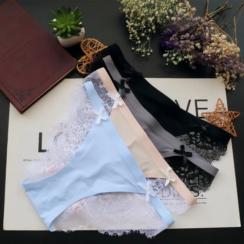 Прозрачное Кружевное женское нижнее белье сексуальные ажурные трусики дышащее