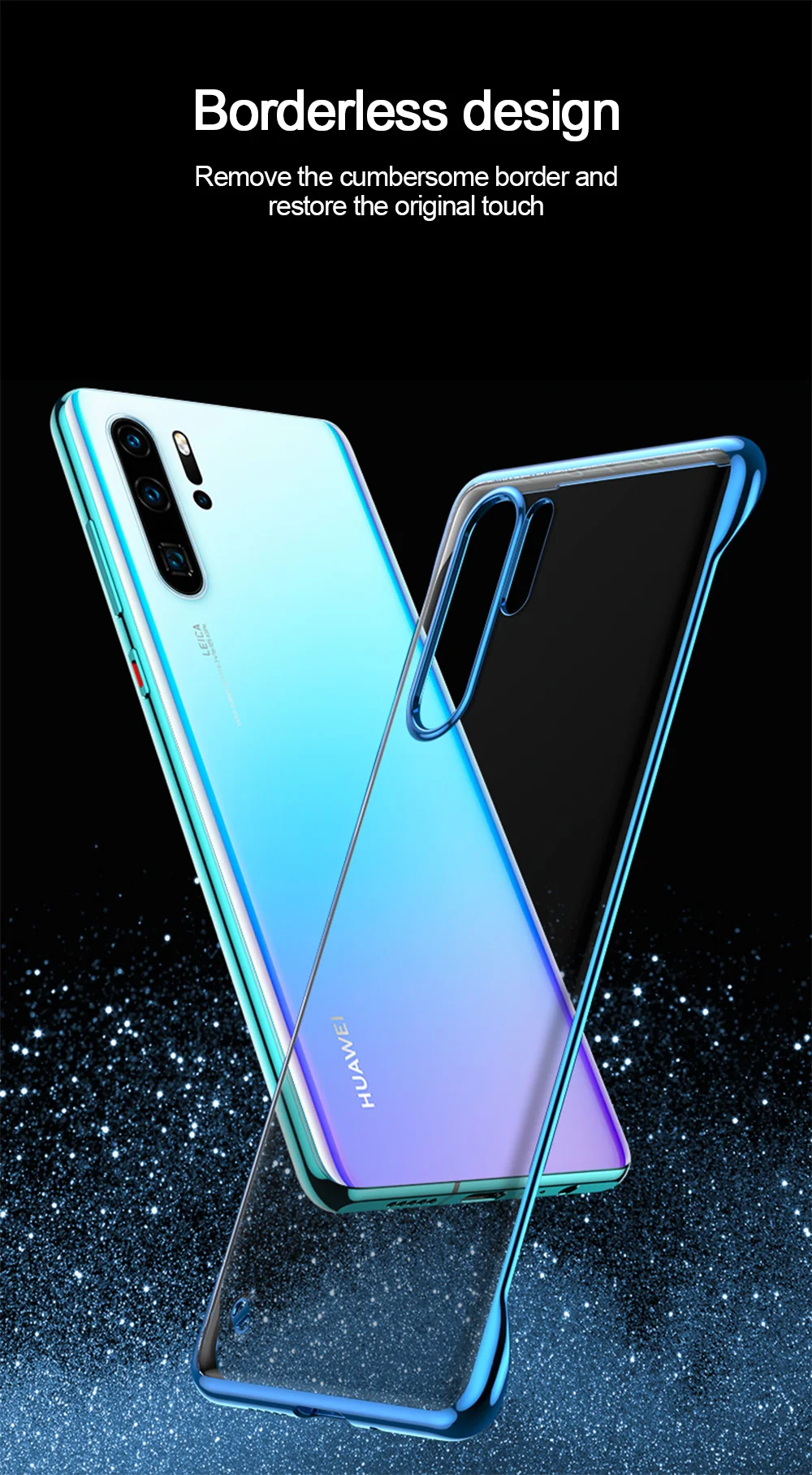 Для huawei P30 P20 Pro mate 20 Pro Honor 20 Pro 9X mate 20 Pro прозрачный Бескаркасный чехол с кольцом против падения Nova 5 5i Твердый Чехол