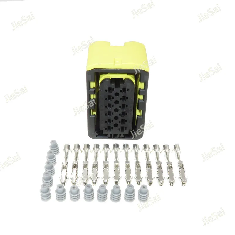 

12 Pin 1-1703639-1 Waterproof Electrical Automotive Connector Sealed Female Plug For Wiring Harness