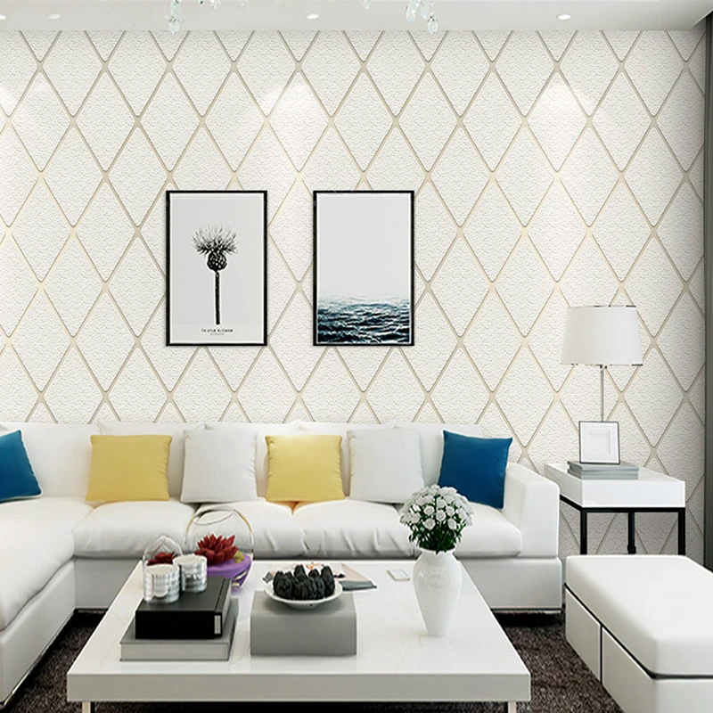 Современные Настенные обои для гостиной спальни дивана 3D плотные нетканые