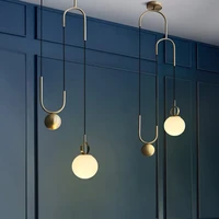 modern glass ball pendant lights nordic creative adjustable suspension lamp for bedroom living room decor kitchen bar hanglamp