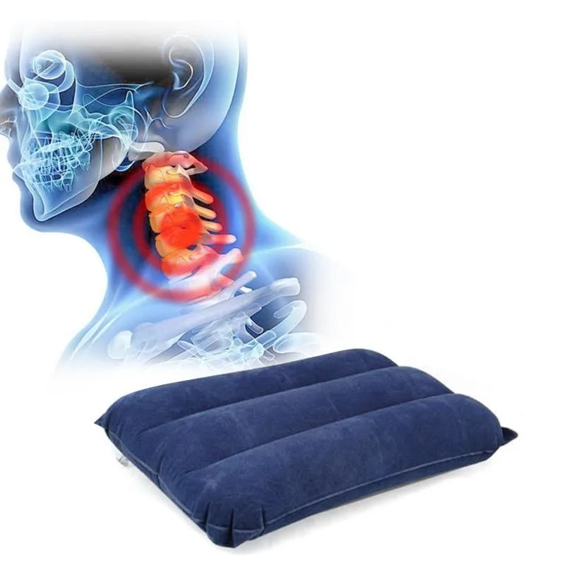 

1Pcs Inflatable Pillow Inflatable Portable Break Rest Air Foldable Outdoor Pillow Sleep Pillow Pillow Blue Travel Inflatabl R3M6