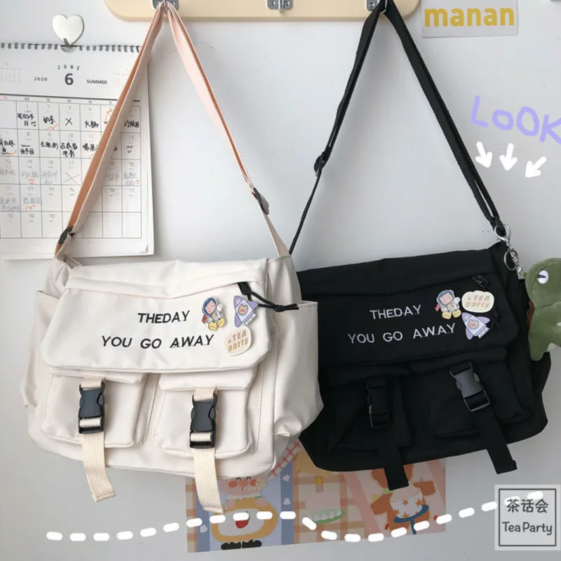 

2020 New Fashion Casual Tote Bags Canvas Bookbag Messenger Bags Cute Cartoon Crossbody Bags Lovely Multifunctional Backpack