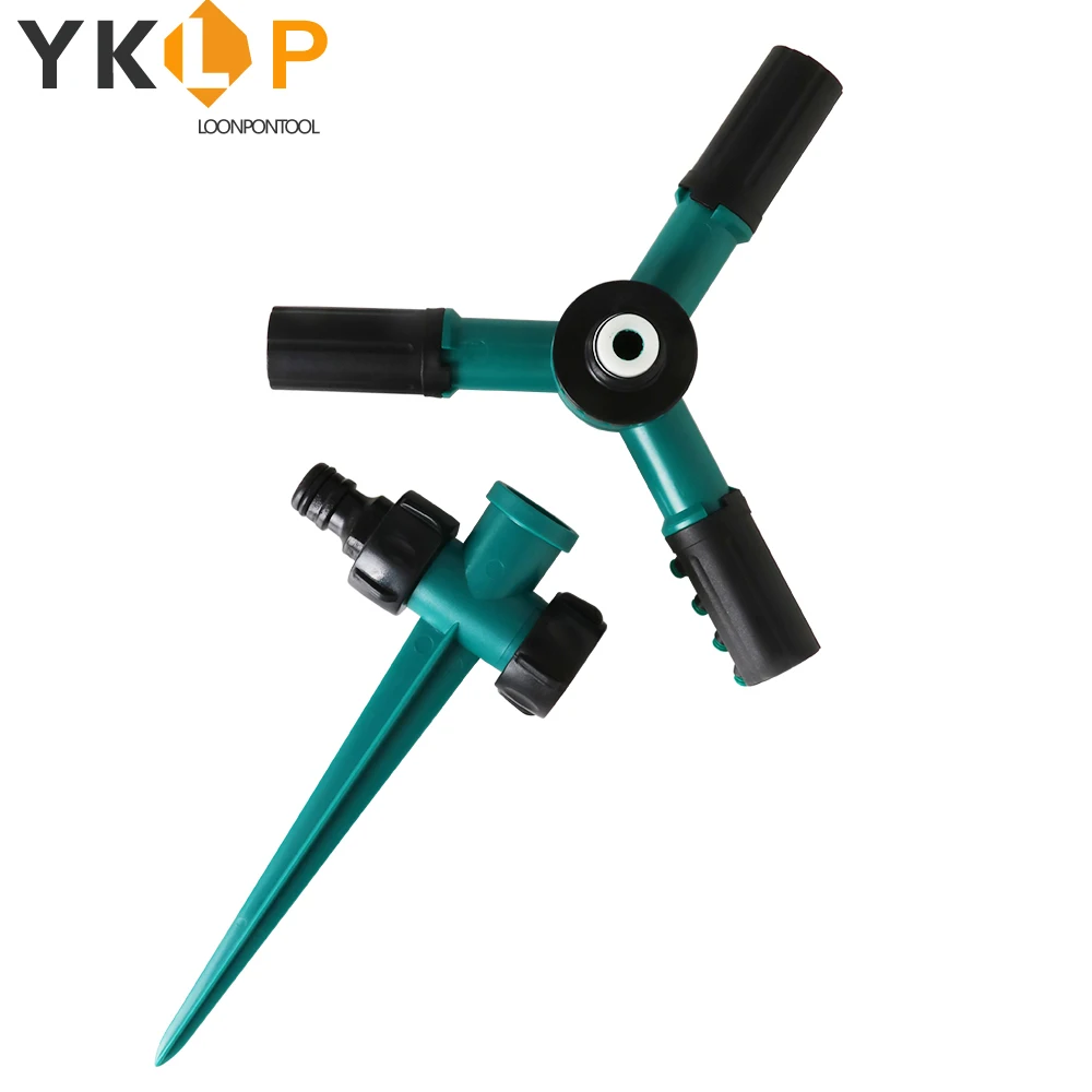 ABS пластик сад Разбрызгиватель 360 автоматический вращающийся газон