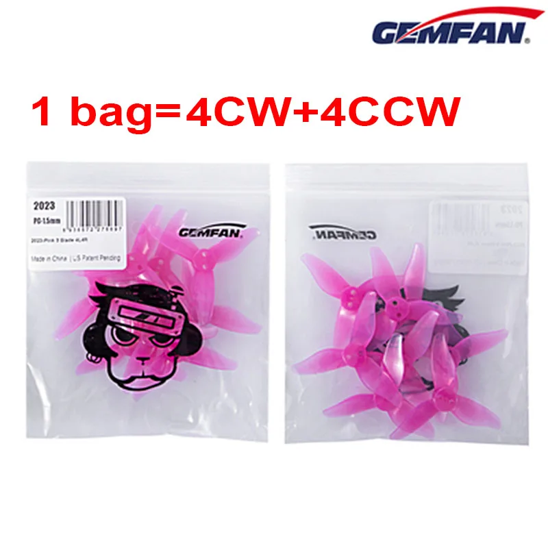 16 шт 8 пар пропеллер gemfan 2023 с 3 лопас