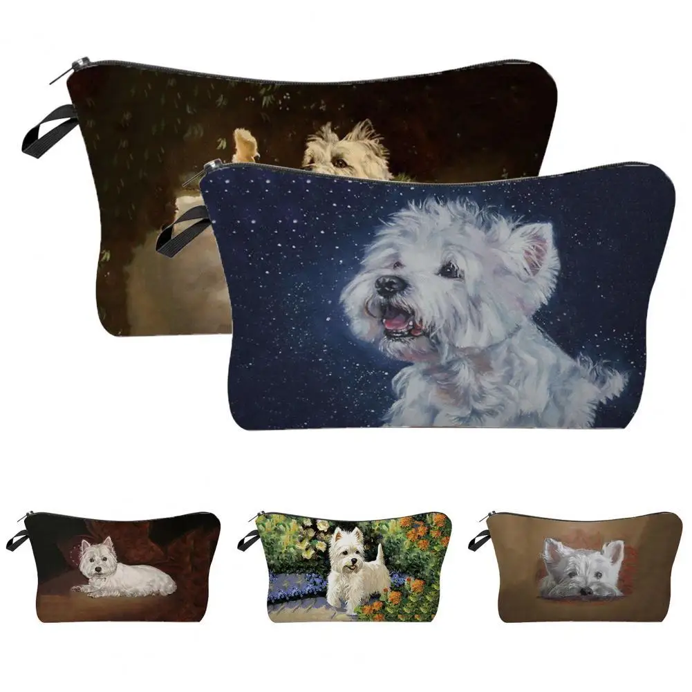 

Women Makeup Bag Multifunction Large Capacity Organizer Bag Cute Animal Print Artistic Beauty Makeup Bag for Traveling