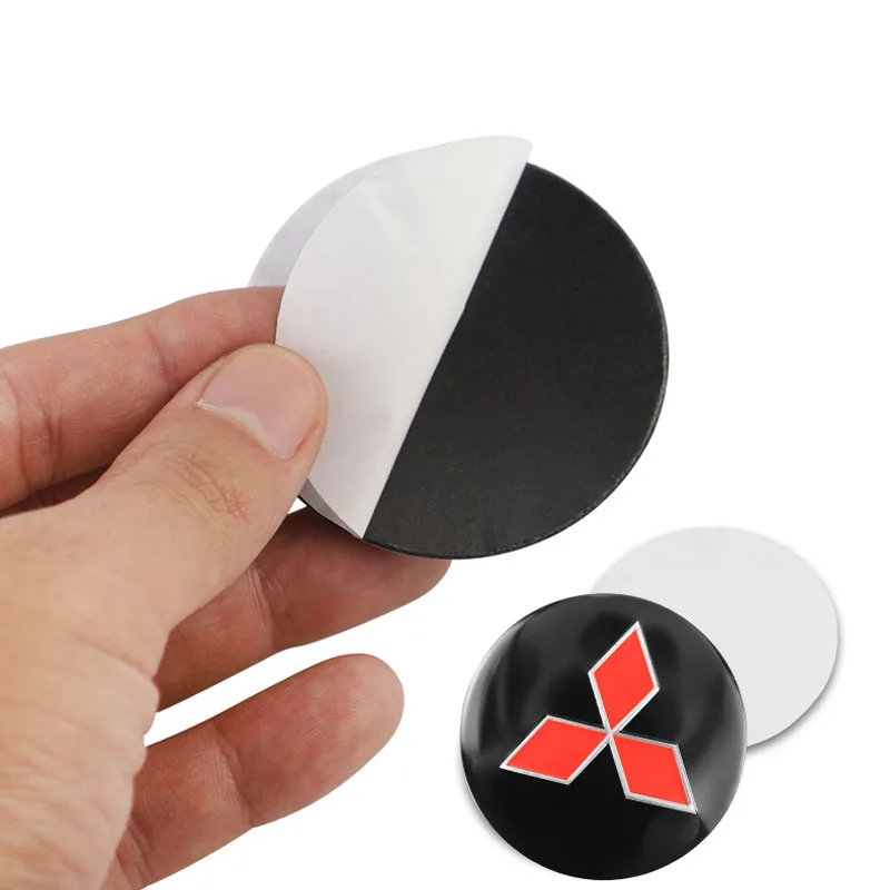 4 шт. 56 мм колпачок ступицы колеса автомобиля значок наклейки для Mitsubishi Ralliart Lancer ASX