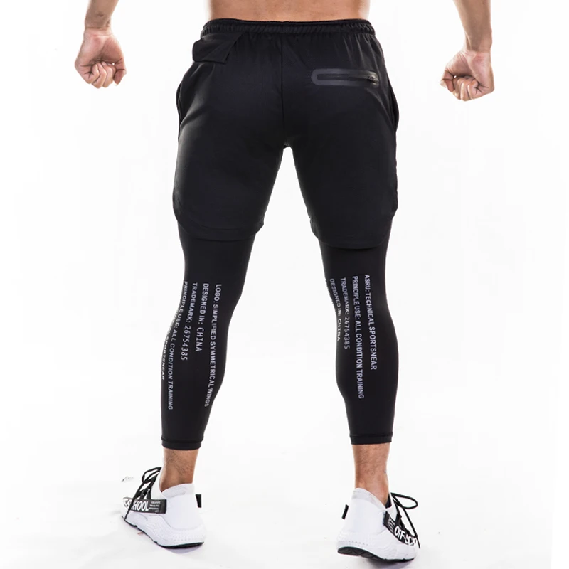 TWTOPSE 2 IN 1 Cycling Pants Quick Dry Men MTB Mountain Road Bike Bicycle Anti-sweat Outdoor Sports trousers | Спорт и развлечения