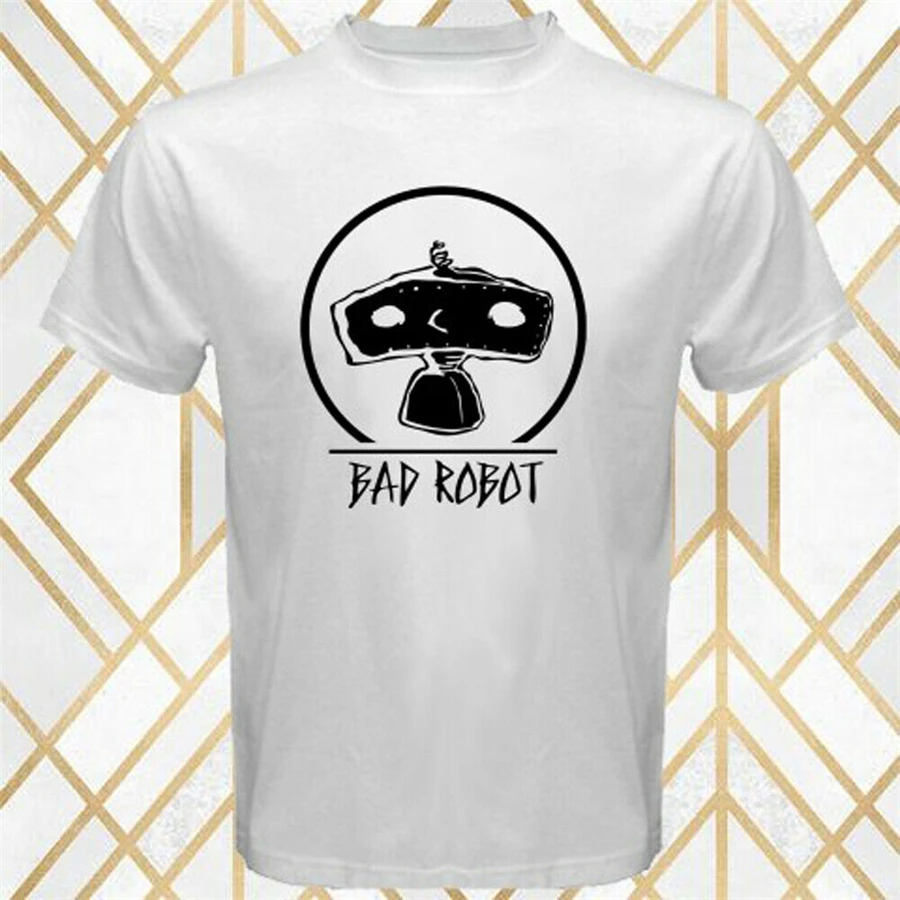 Новый Плохой робот производство логотип Символ мужские белые топы Футболка