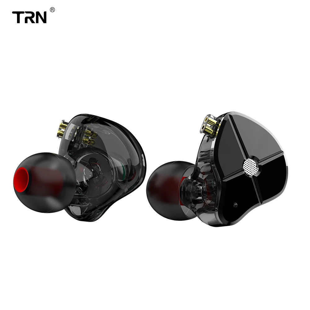 Гибридные наушники вкладыши TRN ST1 1DD + 1BA Hi Fi DJ монитор спортивные для бега