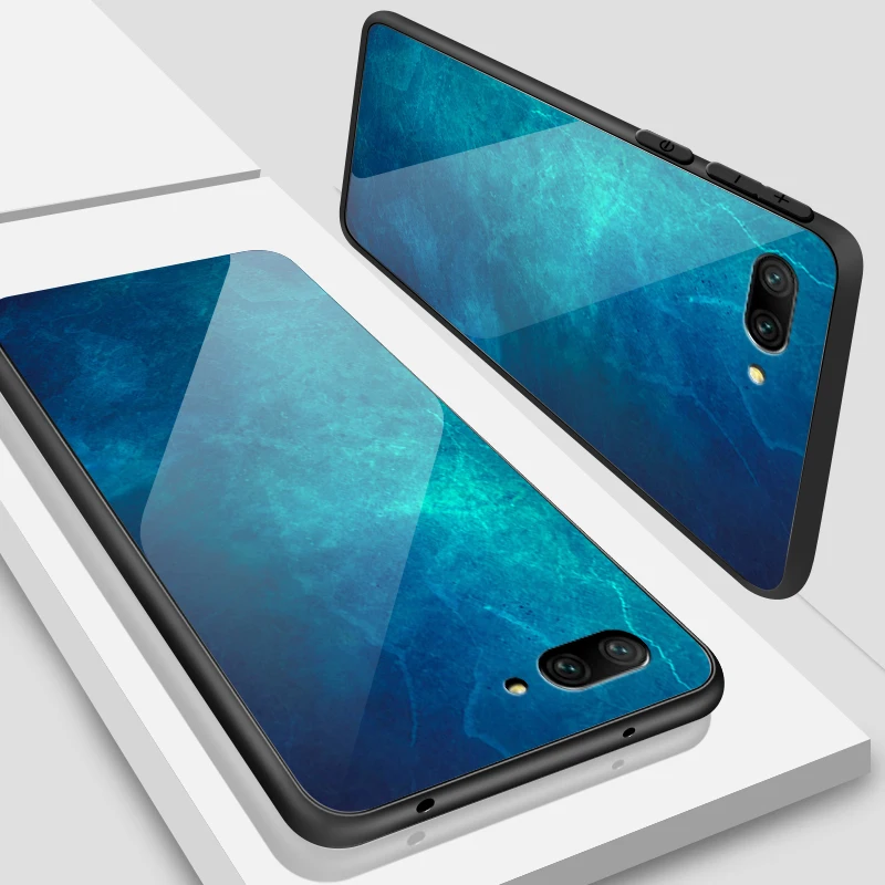 W120 Роскошный чехол для Huawei Honor 6X 7A 7C 7X 8A 8X9 облегченное закаленное стекло чехол Y6 Y9 Y7 премьер-профессионал Magic2 дизайн полоса задняя крышка - Цвет: W120